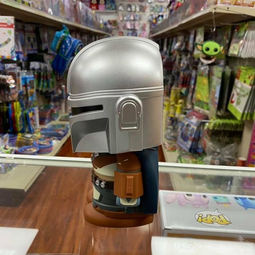 Star Wars Cute The Mandalorian PVC Busted Bank Molded Coin Piggy Bank - 第 4/6 張圖片