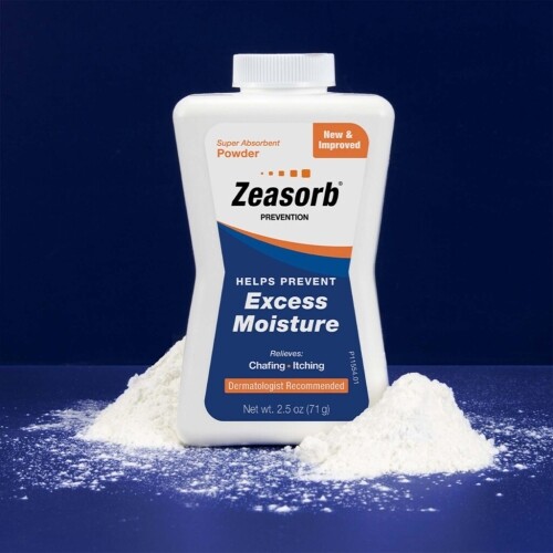 6 Pack Zeasorb Prevention Super Absorbent Powder Foot Care 2.5 Ounce Bottle Each - 第 3/10 張圖片