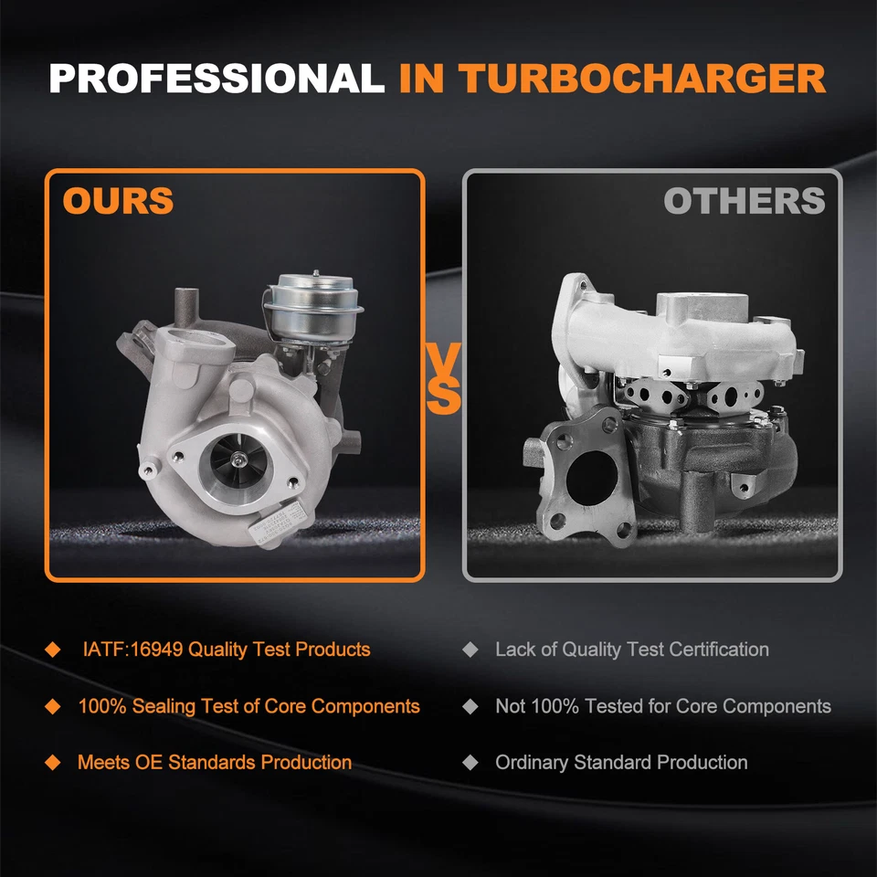 Turbocompresor 14411EB70C para Nissan Navara Pathfinder GT2056V 2,5 L YD25DDTi Foto 4 de 4