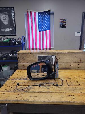 08-10 CARAVAN LEFT DRIVER DOOR MIRROR HEATED *SILVER* W/O BLIND SPOT ALERT