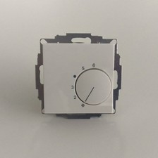 HALMBURGER RTR 5510 Raumtemperaturregler Termostat + Rahmen Busch Jäger 1721-914