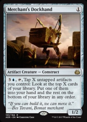 x1 Merchant's Dockhand - Foil R MTG Aether Revolt M/NM, English