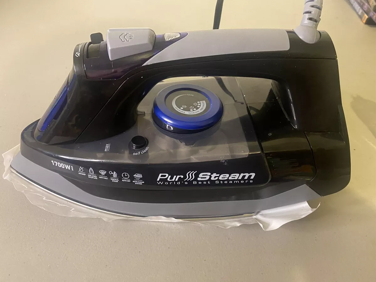 PurSteam Professional Grade 1700W Steam Iron for Clothes with