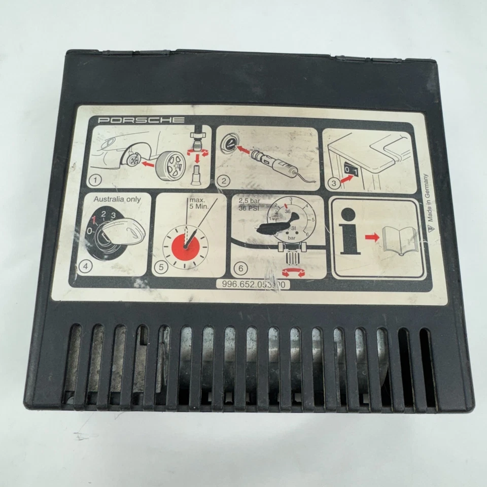 89 - 05 Porsche 964 993 996 Electric Emergency Tire Air Compressor 99665205300 - Image 2 of 4