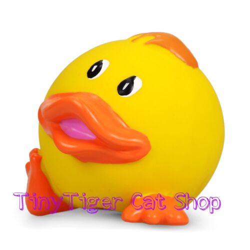 Multipet Animal Ball Squeaker Dog Puppy Toy 3" Aniball Duck - Picture 2 of 2