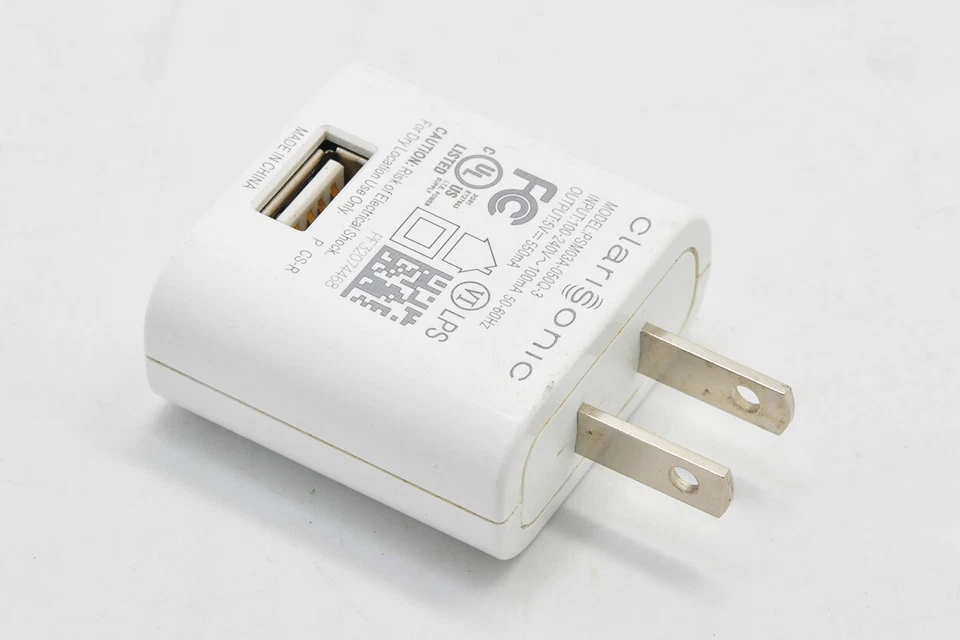 Adaptador cargador de corriente alterna 5V 500mA para Clarisonic Mia3 Aria4 SMART Profile Pedi Foto 3 de 4
