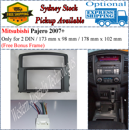 Double DIN Dash Kit With Wiring Harness Fascia For Mazda 2 Neo 2007-2014