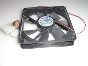 Titan TFD-12025SL 12Z Kühler Lüfter 120x120 mm PC Gehäuselüfter FAN 12V 0,11A