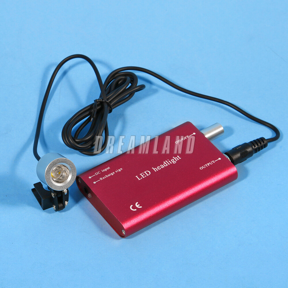 5X Dental LED Head Light Lamp for Surgical Medical Binocular Loupes Battery red eBay