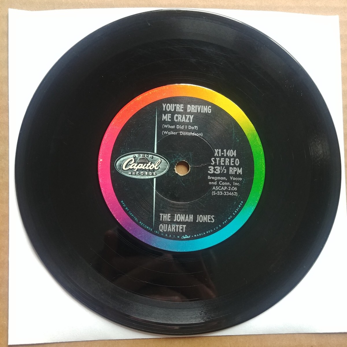THE JONAH JONES QUARTET You're Driving Me Crazy 7
