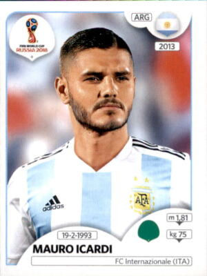 Panini WM 2018 World Cup Russia - Sticker 287 - Mauro Icardi - Argentinien