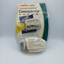 Franklin CET-180 5 Language Speaking Communicator Travel Compact Translator