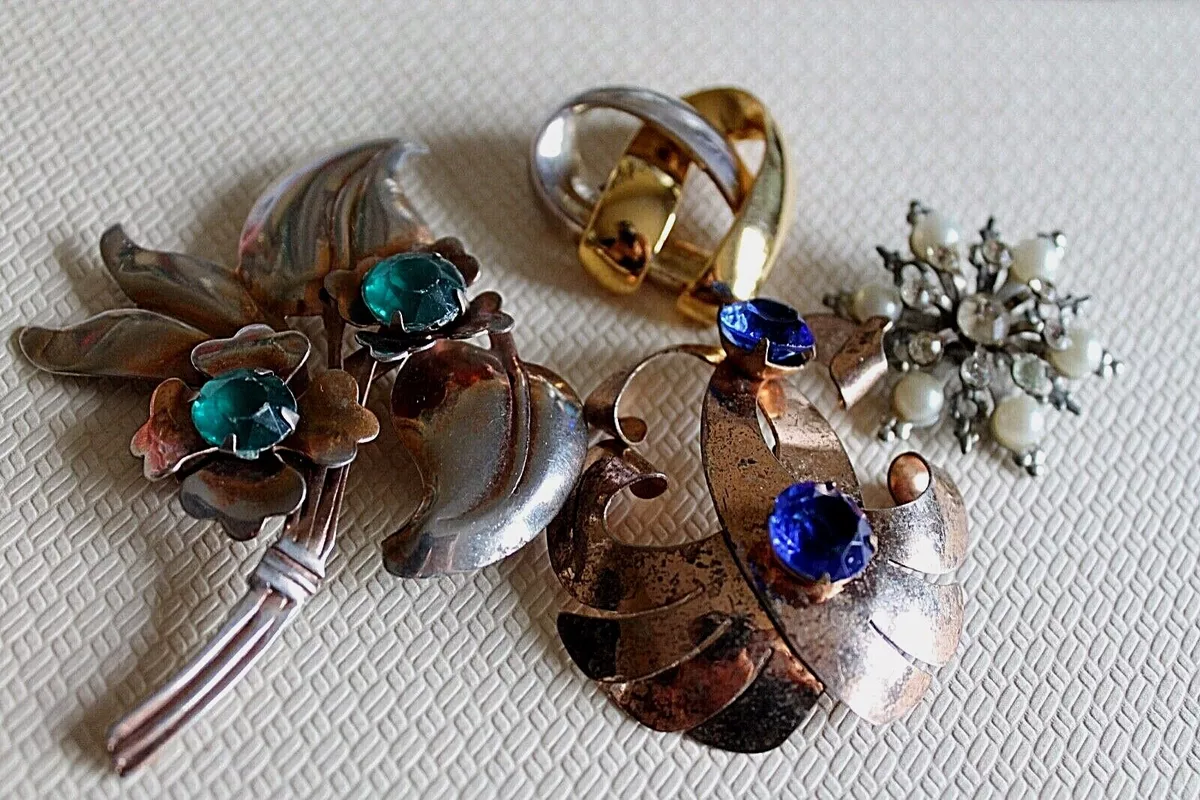 Silver shop brooches ebay