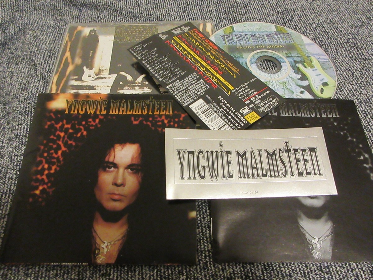 YNGWIE J. MALMSTEEN / facing the animal /JAPAN LTD CD OBI sticker