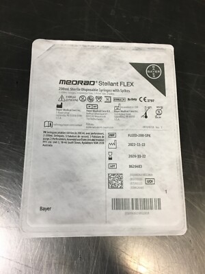 Bayer Medrad Stellant FLEX FLEXD-200-SPK 200 mL Spike Sterile for EmpowerCTA