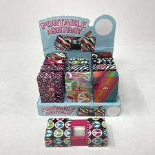 Bulk! Colorful & Fun Portable Mini Pocket Ashtrays