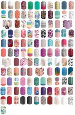 Retired Jamberry nail wraps in FULL sheets great gift!