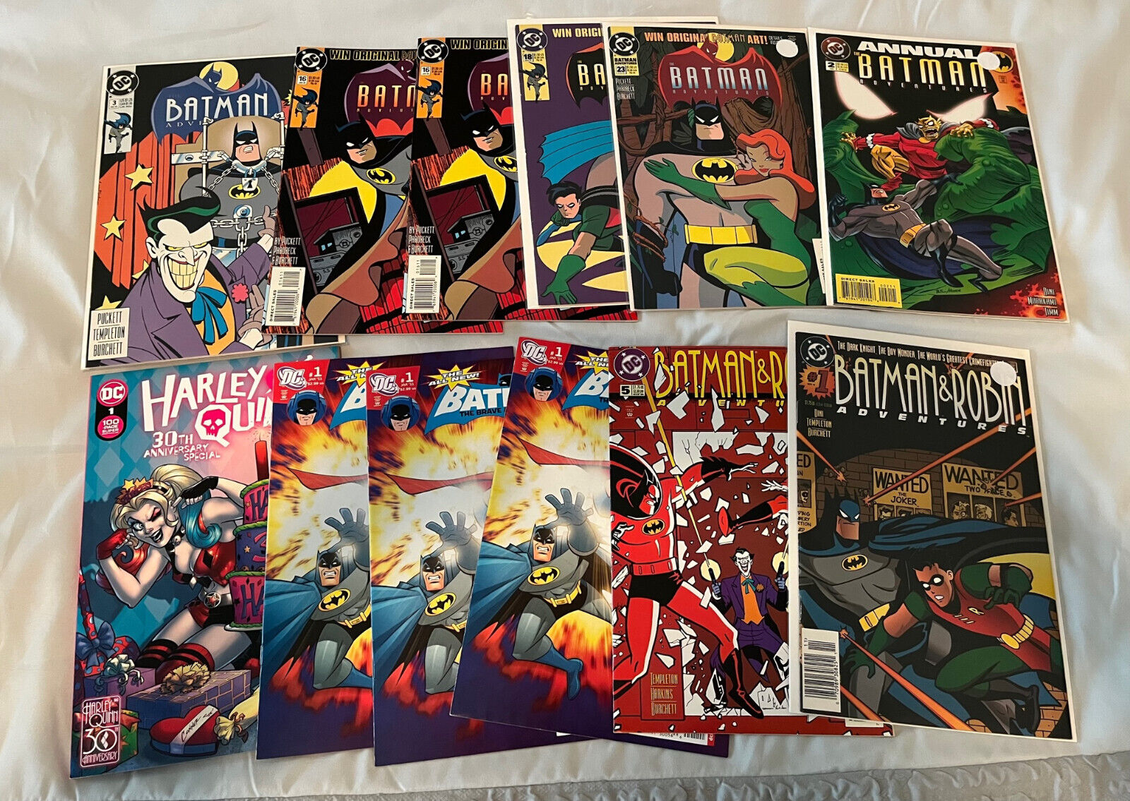 Batman Robin Adventures Harley Quinn VF-NM Brave & the Bold 12 comic book lot