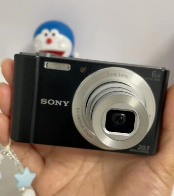 Sony CyberShot DSC W810 20.1 MP Digital Camera W/Battery & Charger