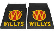 Fits Willys Jeep Cj2a Cj3a Cj3b Cj5 Mud Flaps Guards Set Classic Style