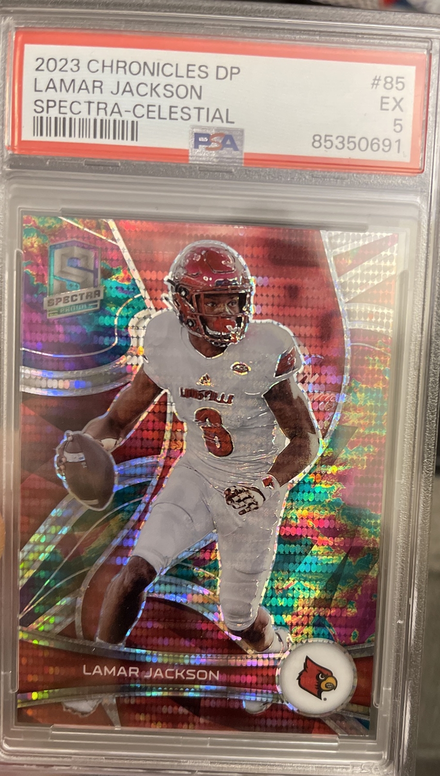 2023 Chronicles Spectra  /7/99 #85 Lamar Jackson Louisville