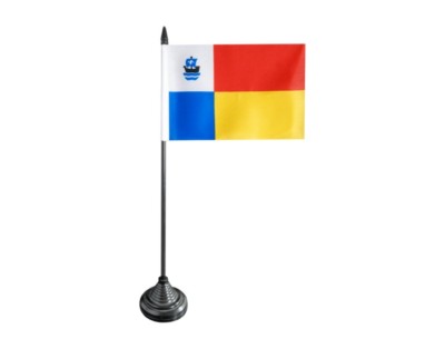 Tischflagge Niederlande Stadt Almere holländische Tischfahne 10x15cm