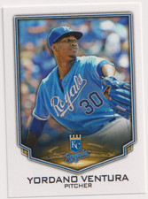 2016 Topps Stickers #98 Yordano Ventura Kansas City Royals
