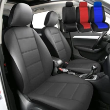 Leather Car Seat Covers Full Set 5-Seats Front Rear Protector Cushion For TOYOTA