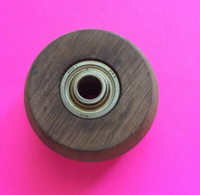 *NOS* UNBRANDED-3'' X 1 1/2 DIAMETER, 1/2'' SHAFT-WOOD-IDLER PULLEY-FREE SHIP*