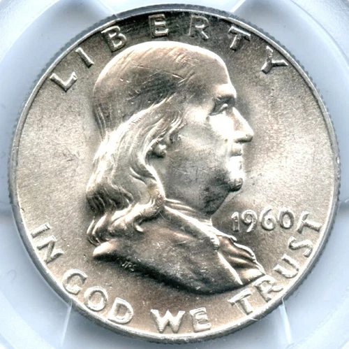1960 Franklin Half Dollar, PCGS MS65