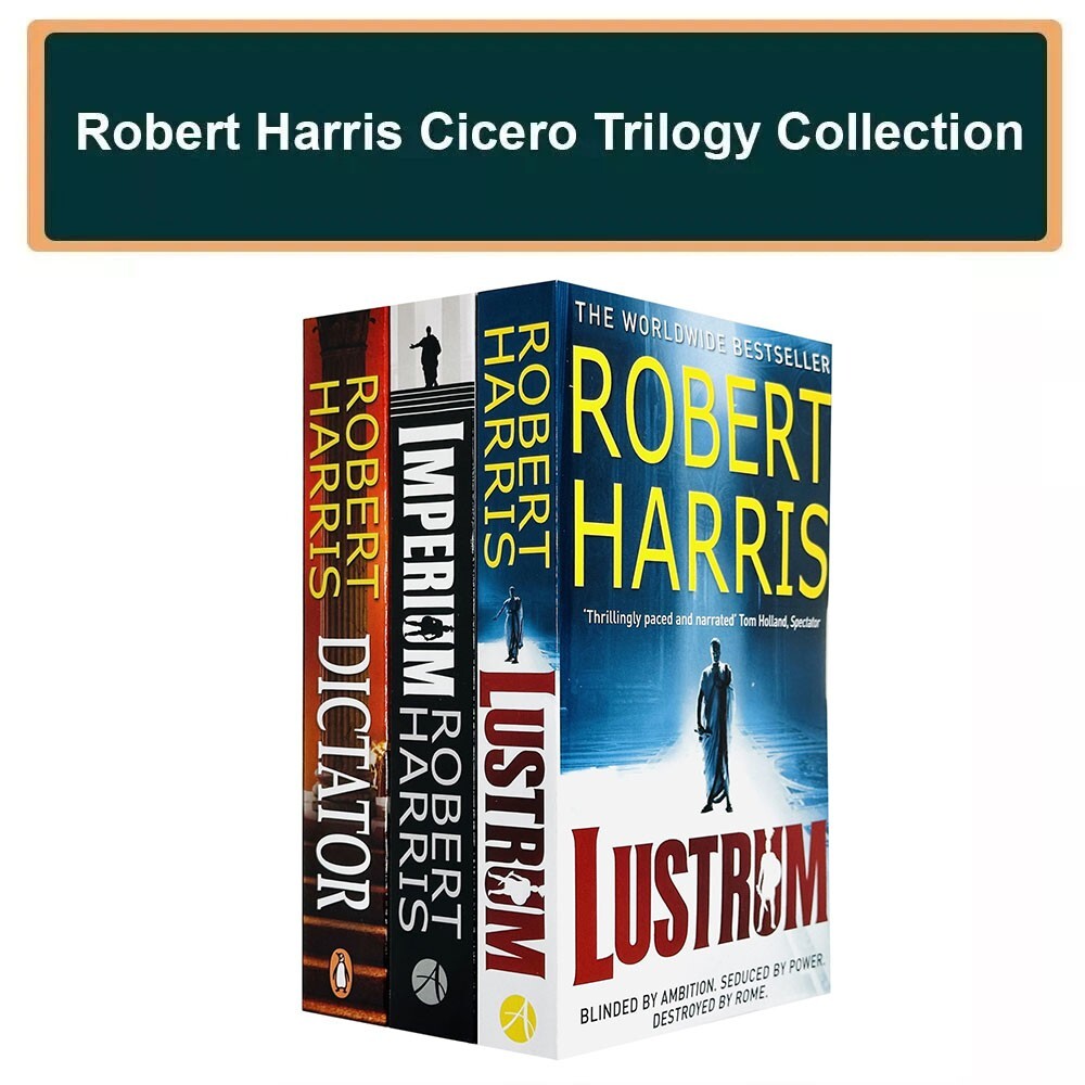 Cicero Trilogy Series Robert Harris 3 Books Collection Set Imperium, Imperium