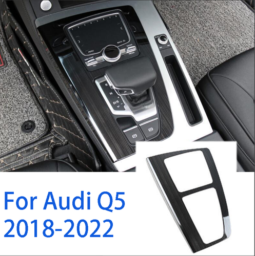 Titanium Main Console For Audi Q5 2018-2022 Black Titanium Central Console Gear Shift Panel ...
