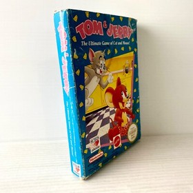 Tom & Jerry + Box & Manual - Nintendo NES - Tested & Working - Free Postage