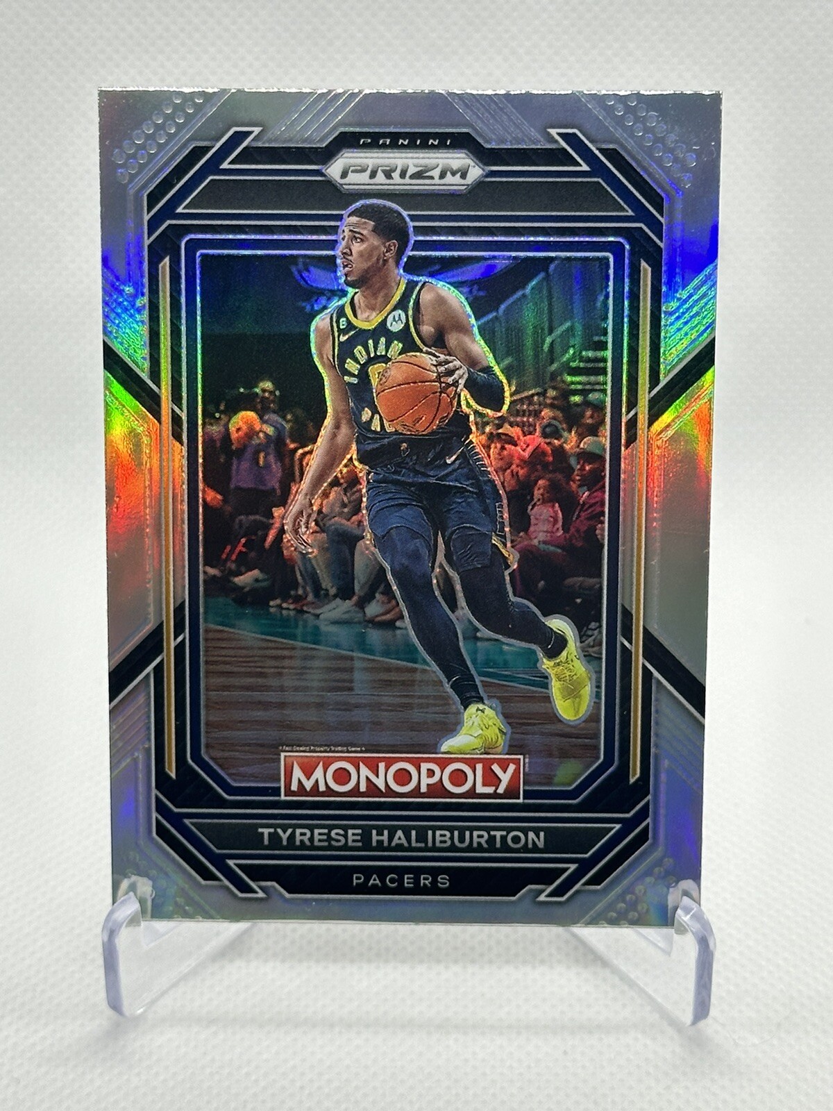 2022-23 Panini Prizm Monopoly NBA TYRESE HALIBURTON #34 True SILVER Prizm PACERS