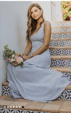 SMYM Jenn Maxi Dress Steel Blue