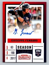 GIUSEPPE GIO FERRARO 2017 Elite Extra Contenders USA Autograph AUTO Rookie RC