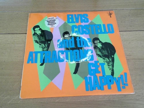 ELVIS COSTELLO AND THE ATTRACTIONS - Get Happy - 1980 UK 20-track vinyl LP