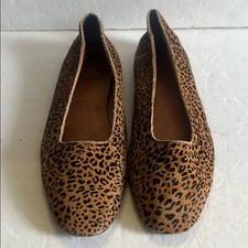 Madewell The Cory Flat in Leopard Calf Hair
