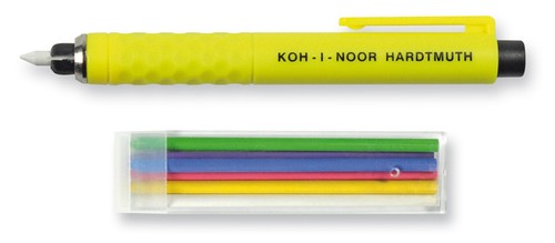 Tailor Chalk Mechanical Pencil Set KOH-I-NOOR S128 Dressmaker Fabric Snip - Afbeelding 1 van 4