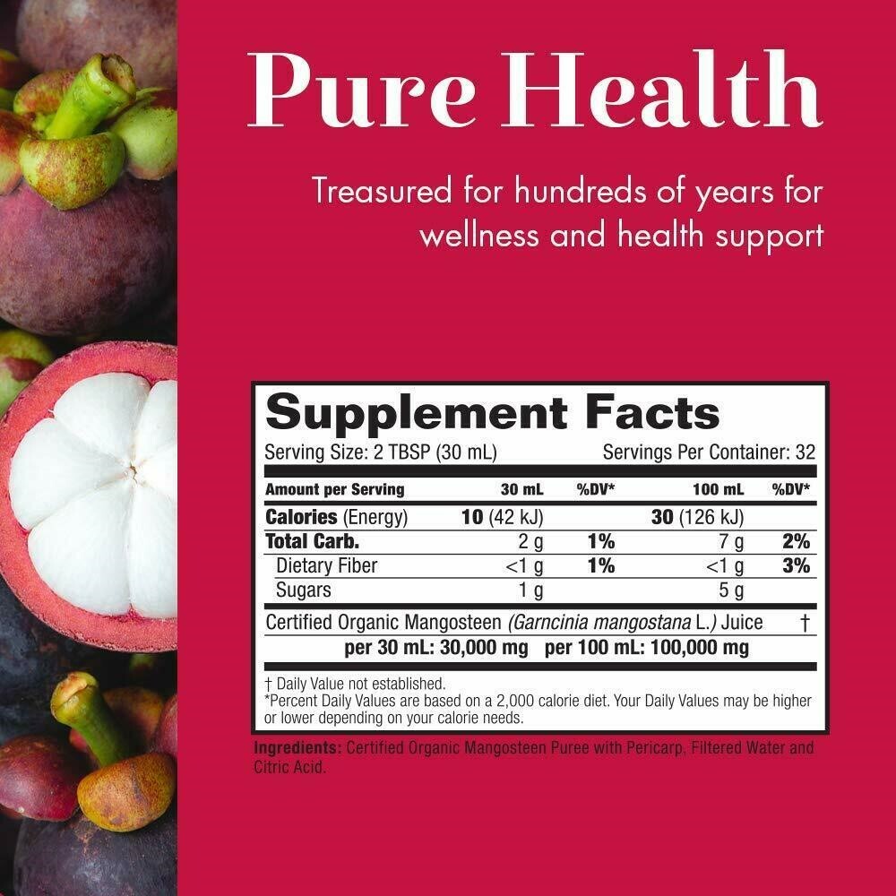 Dynamic Health mangosteen gold Usda Certified Organic Mangosteen 100