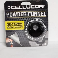 Cellucor 2" POWDER FUNNEL for Supplements, C4, Easy Transfer to Water Bottle NEW