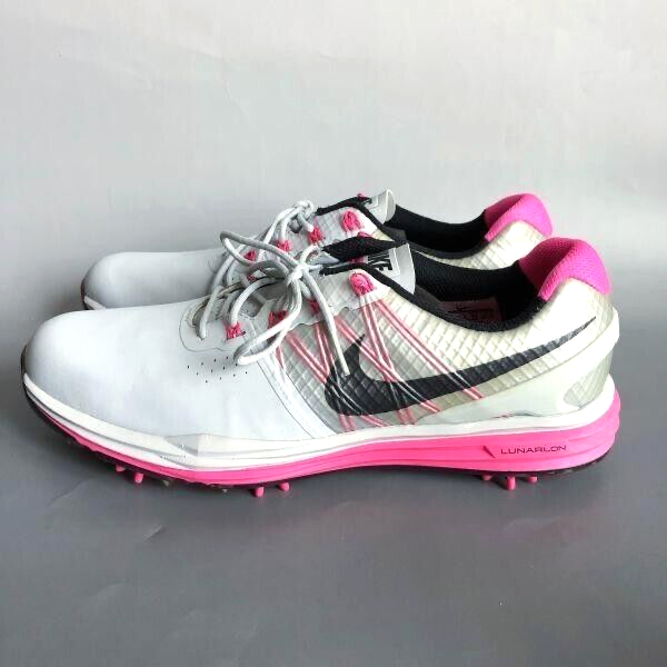 Nike Lunar Control 3 Rory McIlroy Pink Masters Golf Shoes Men's US