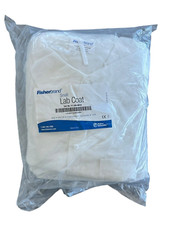 Fisherbrand Lab Coats White Knit Cuffs 3 Pocket 17-100-881A Size Small 10 Pack 