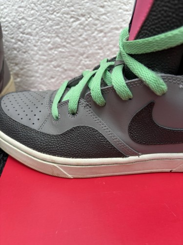 Rare Nike Court Tranxition 537328-063 Men S 11 Sneakers Basketball Pink Green - Picture 5 of 20