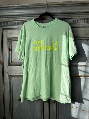 Clare V x Human RIghts Campaign Vive La Difference Mint Green T shirt Size 2X