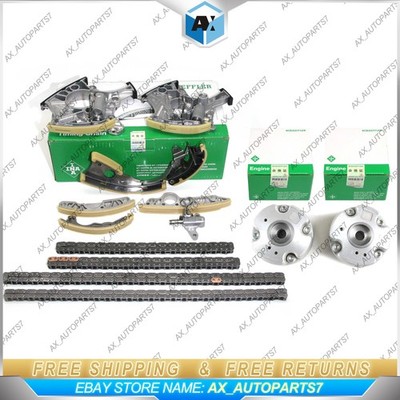 13PCS INA OEM Timing Chain Kit&Camshaft Kit For Audi A4 AUK A6 BKH BDW 2.4L 3.2L