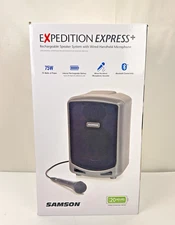 Samson Expedition Express+ Portable 20 Hr Rechargeable Bluetooth Wireless Mic PA