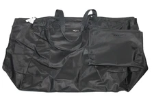 TUMI Just in case Tote Bag Black/ Gunmetal Polyester Compact Storage NWT 14x23x9