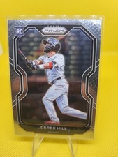 2021 Panini Prizm Baseball Base Cards. Derek Hill #206