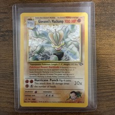 Pokémon Giovanni's Machamp 6/132 Holo Rare Unlimited Gym Challenge LP on eBay